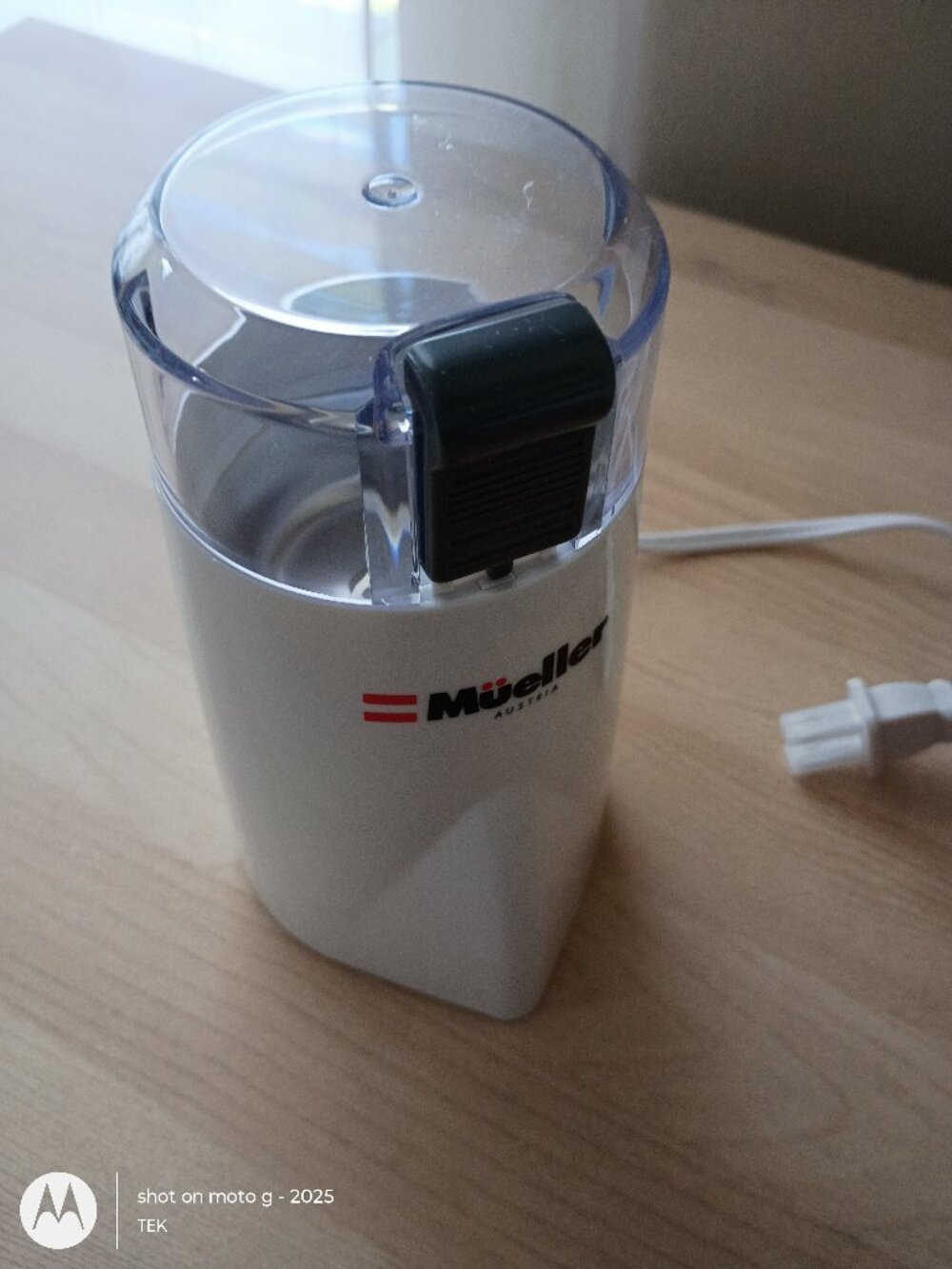 Mueller Coffee Mill Grinder 550K White Made in Austria New